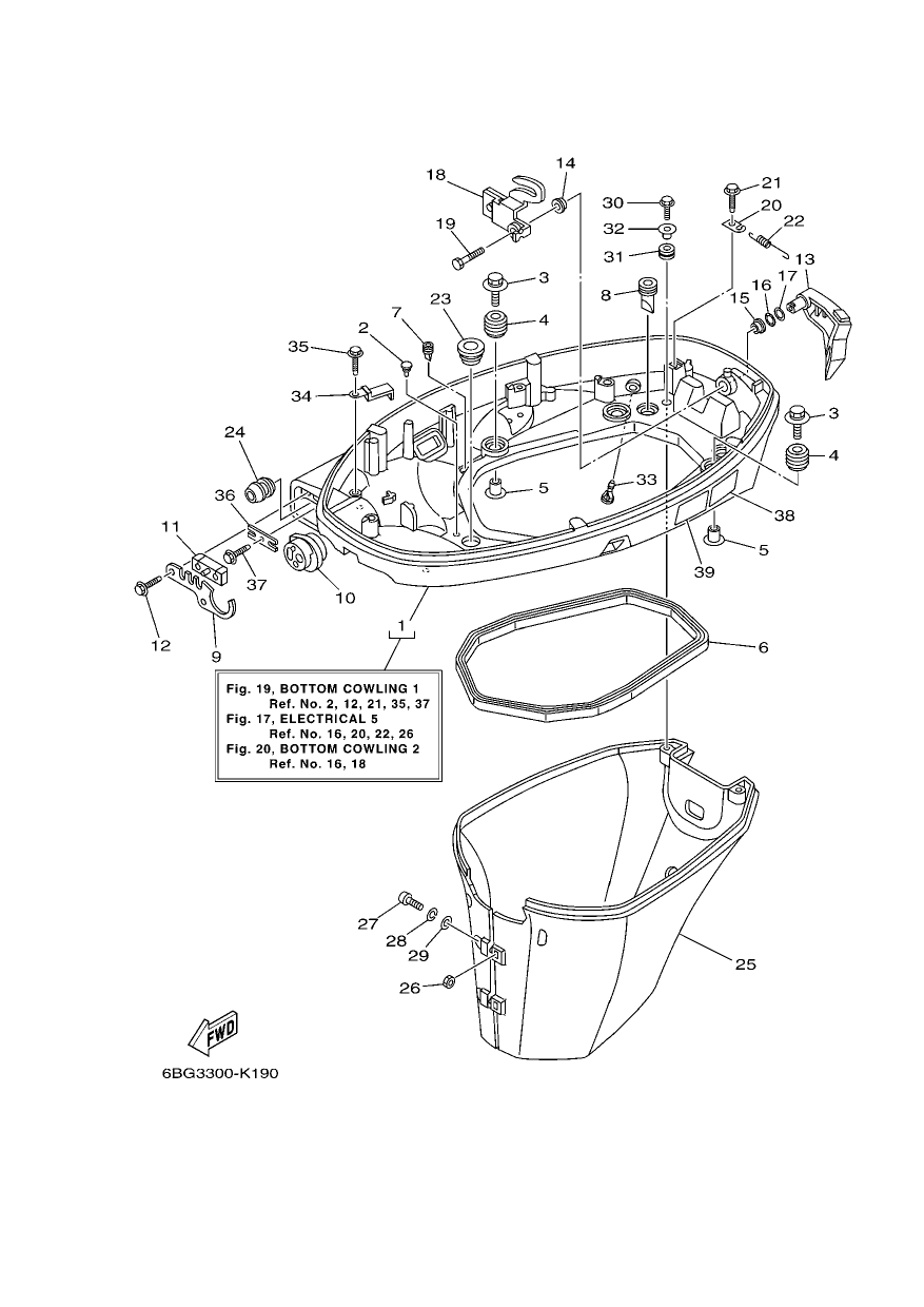 BOTTOM COWLING 1