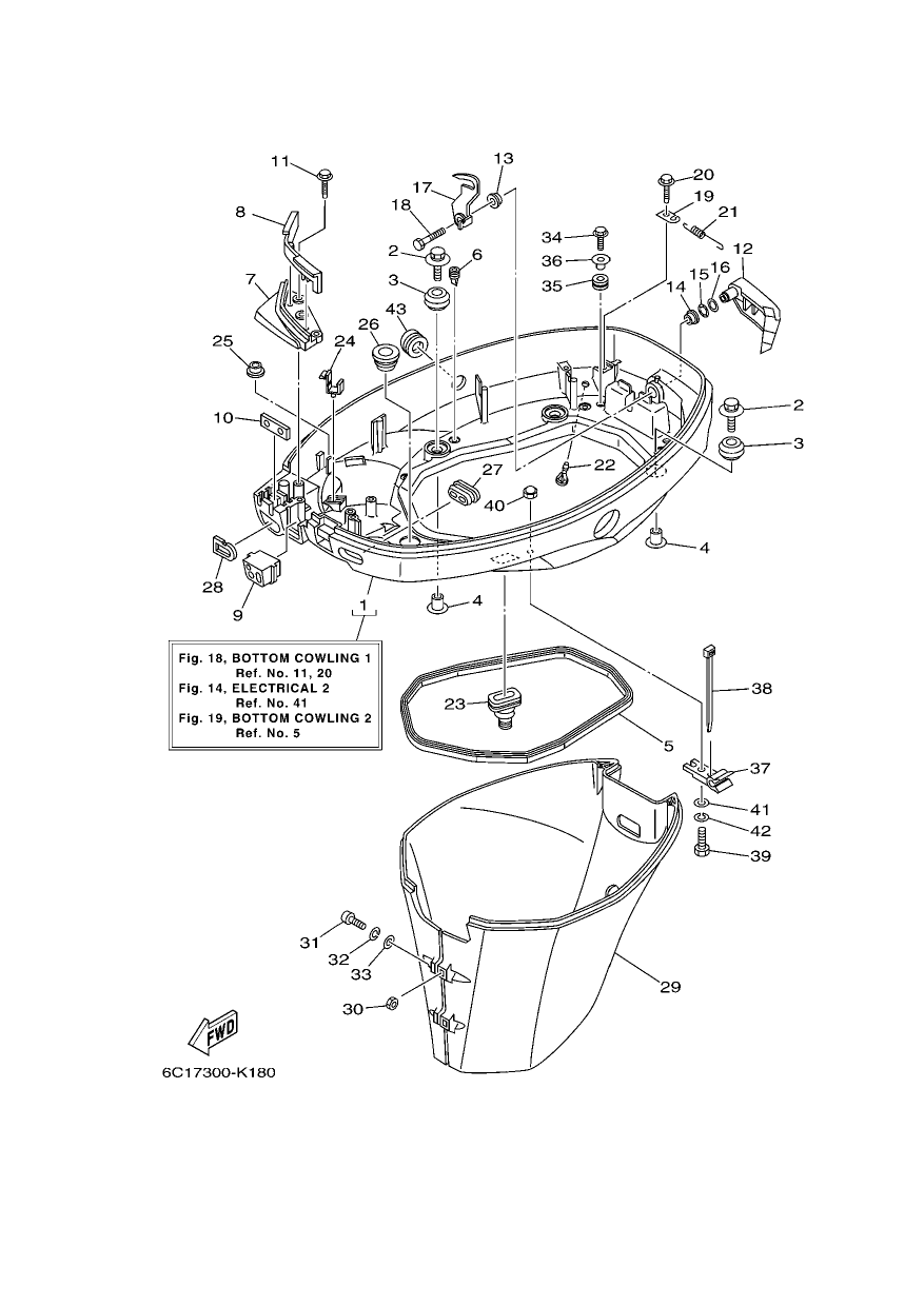 BOTTOM COWLING 1