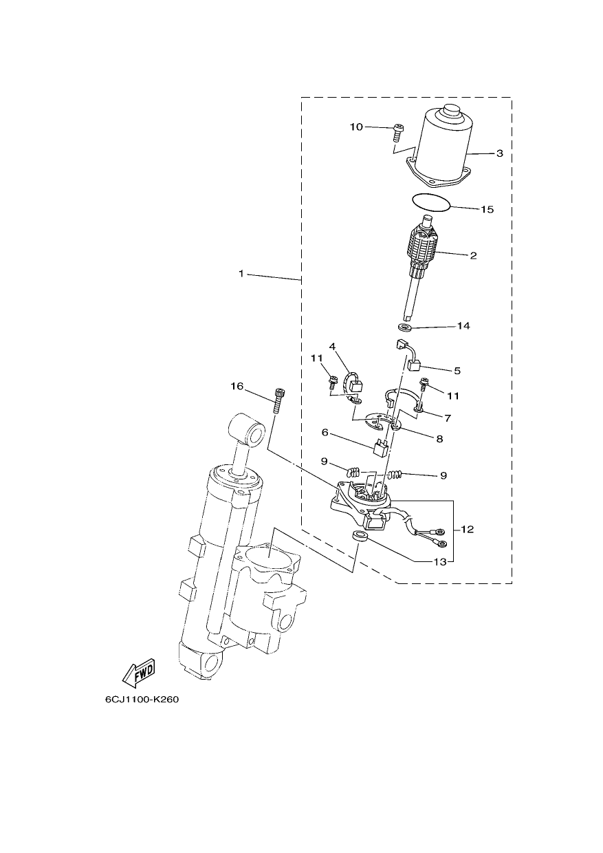 POWER TRIM & TILT ASSY 2