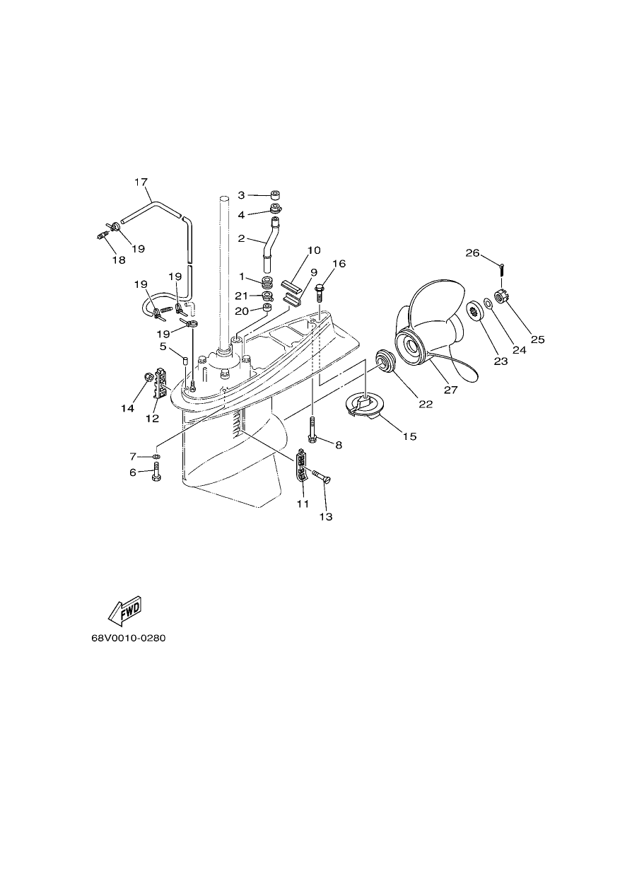 LOWER CASING & DRIVE 2