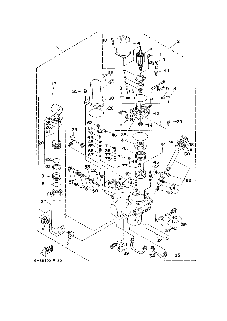POWER TRIM & TILT ASSY