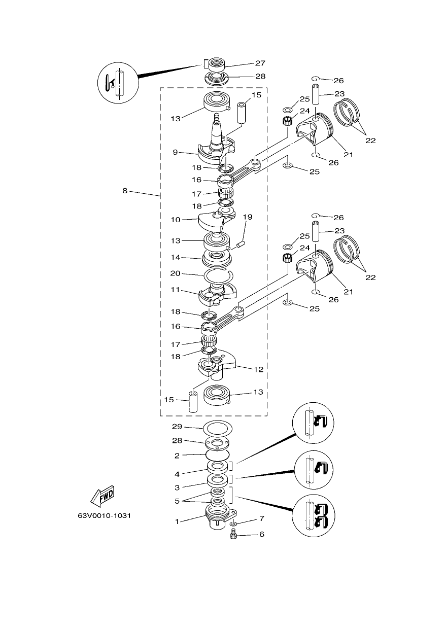 CRANKSHAFT & PISTON