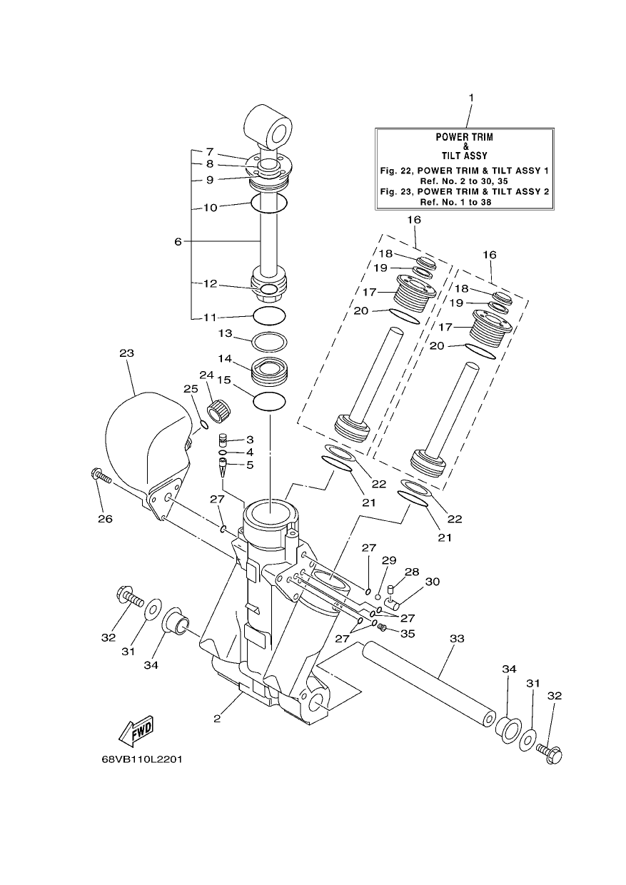 POWER TRIM & TILT ASSY 1