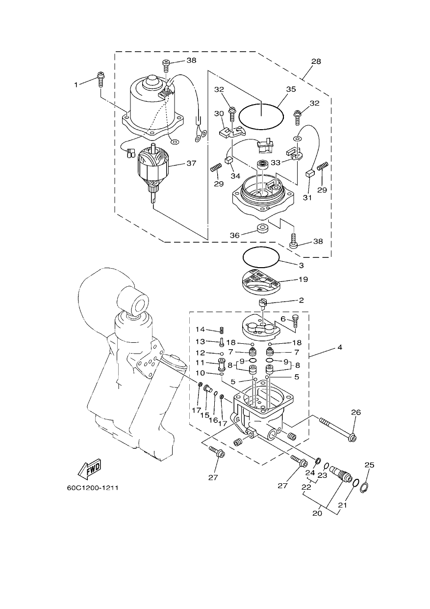 POWER TRIM & TILT ASSY 2