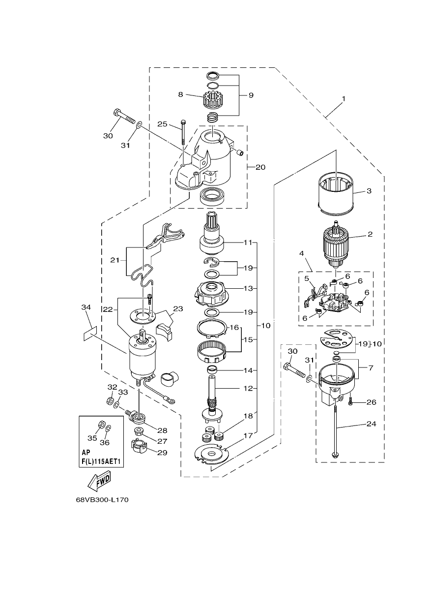 STARTING MOTOR