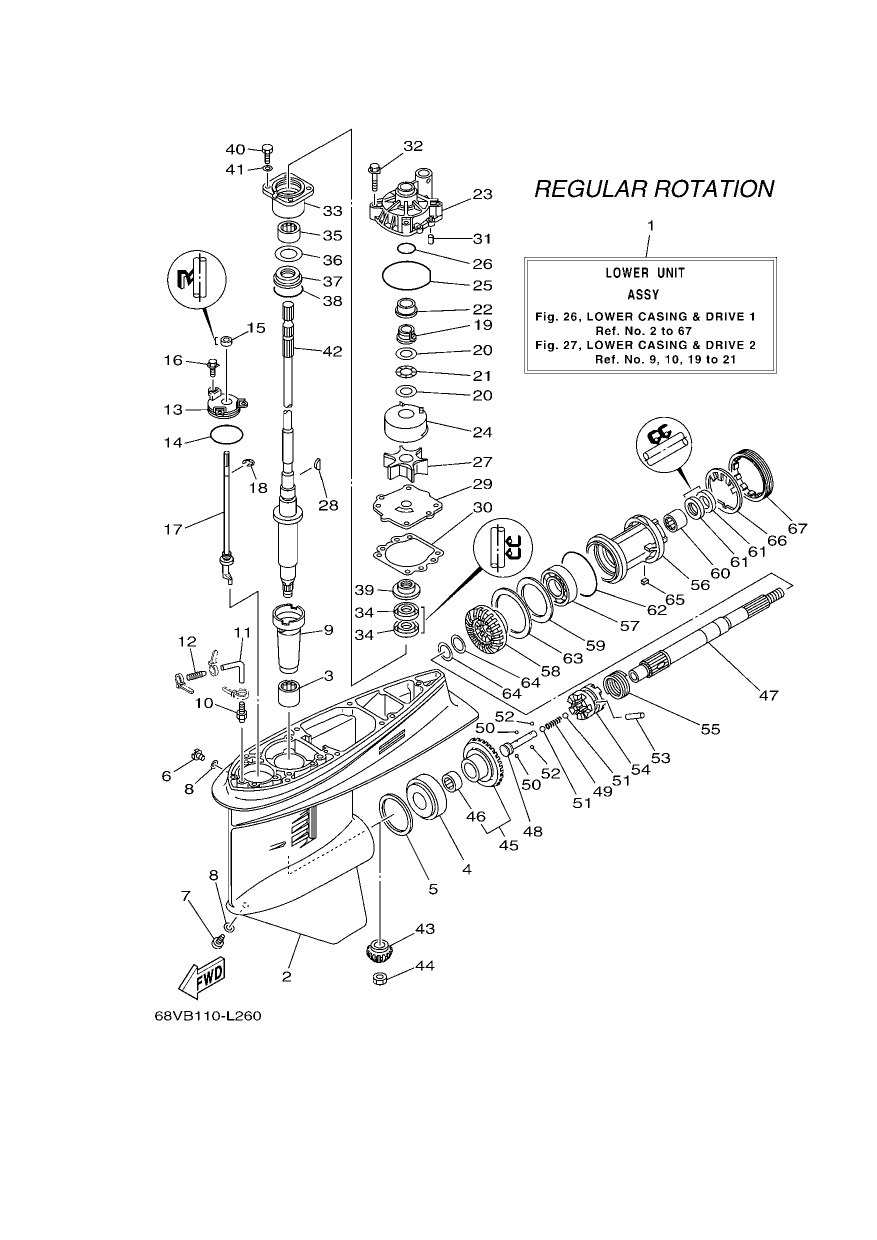 LOWER CASING & DRIVE 1