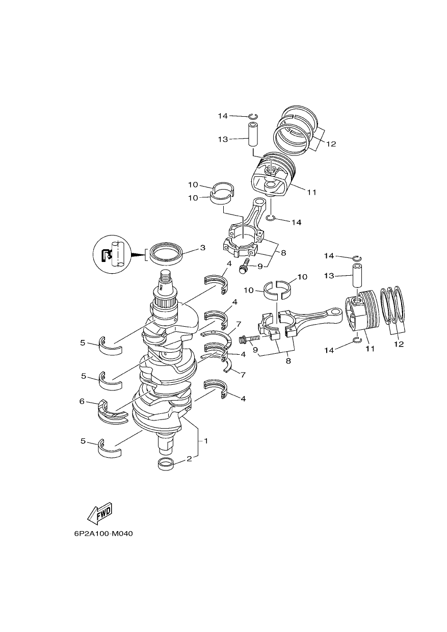 CRANKSHAFT & PISTON
