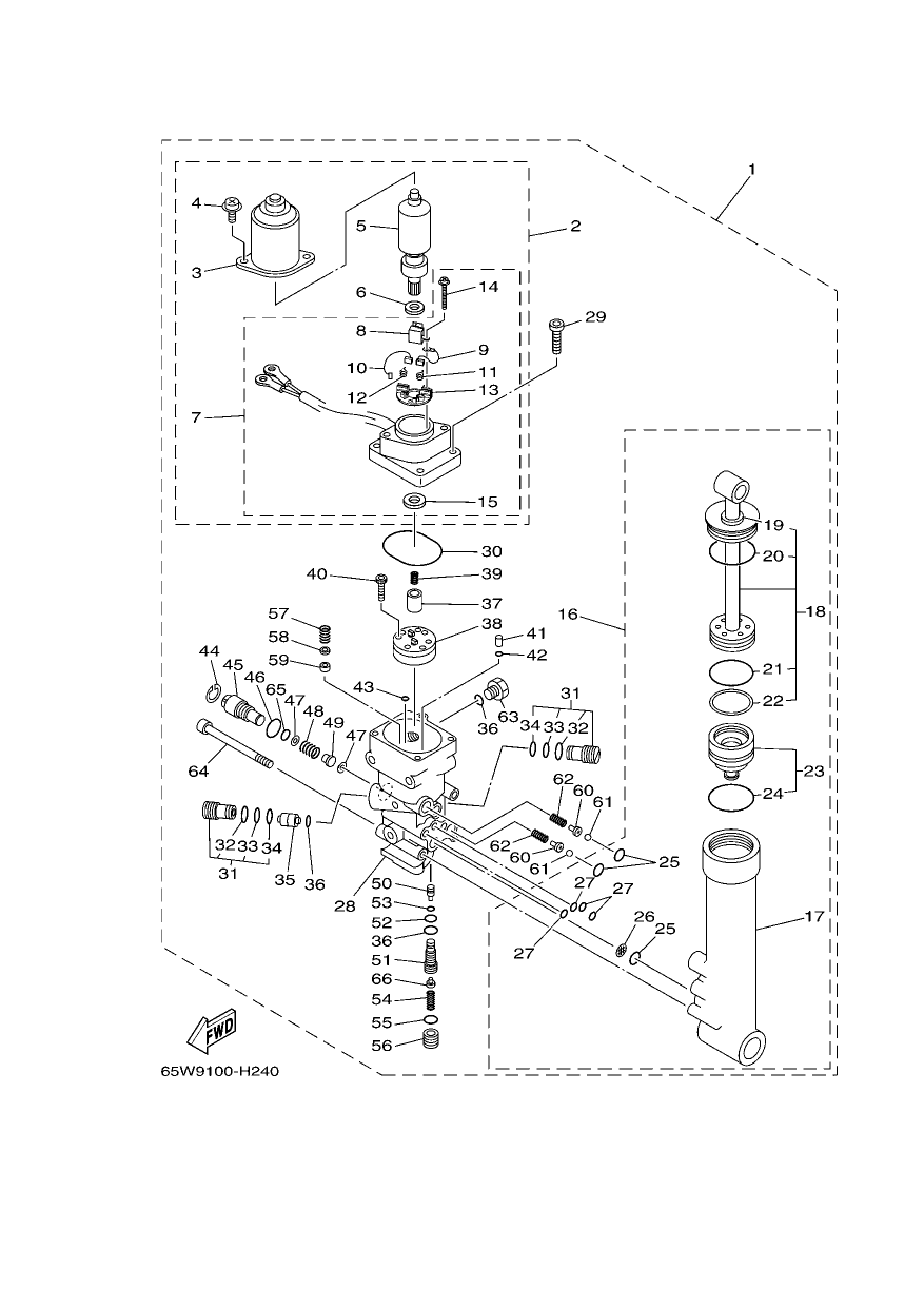 POWER TRIM & TILT ASSY