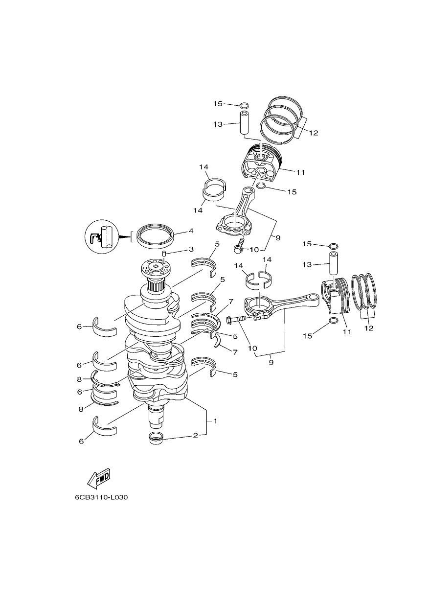 CRANKSHAFT & PISTON