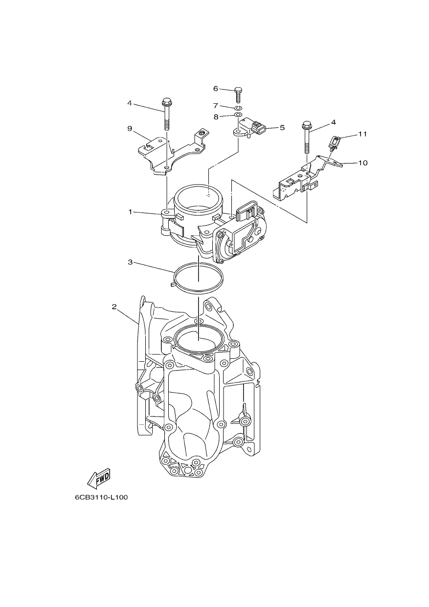 THROTTLE BODY ASSY 1