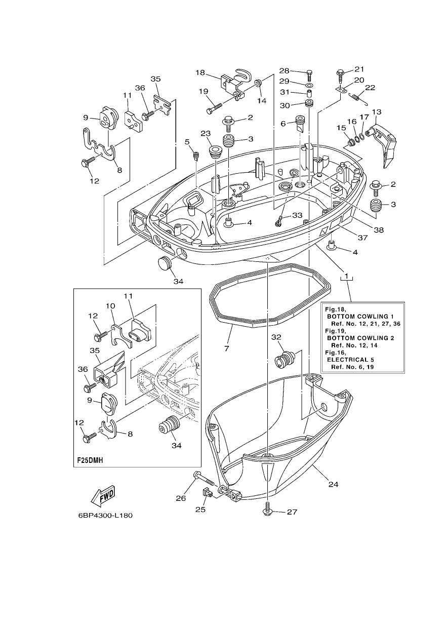 BOTTOM COWLING 1