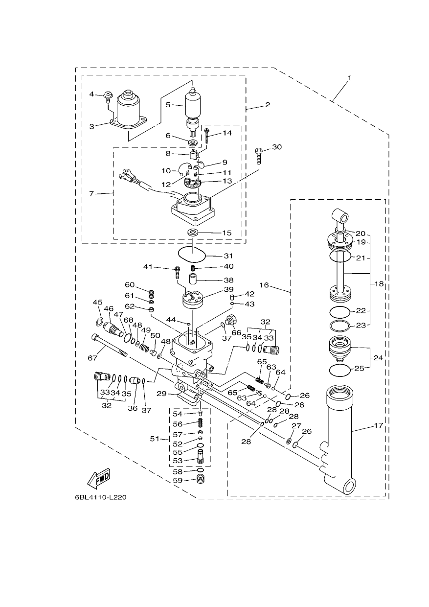 POWER TRIM & TILT ASSY