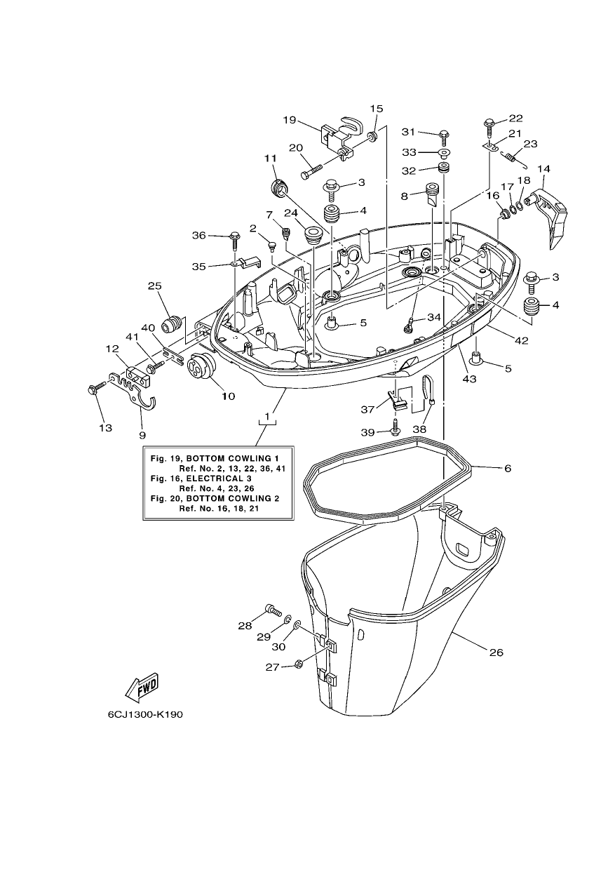 BOTTOM COWLING 1