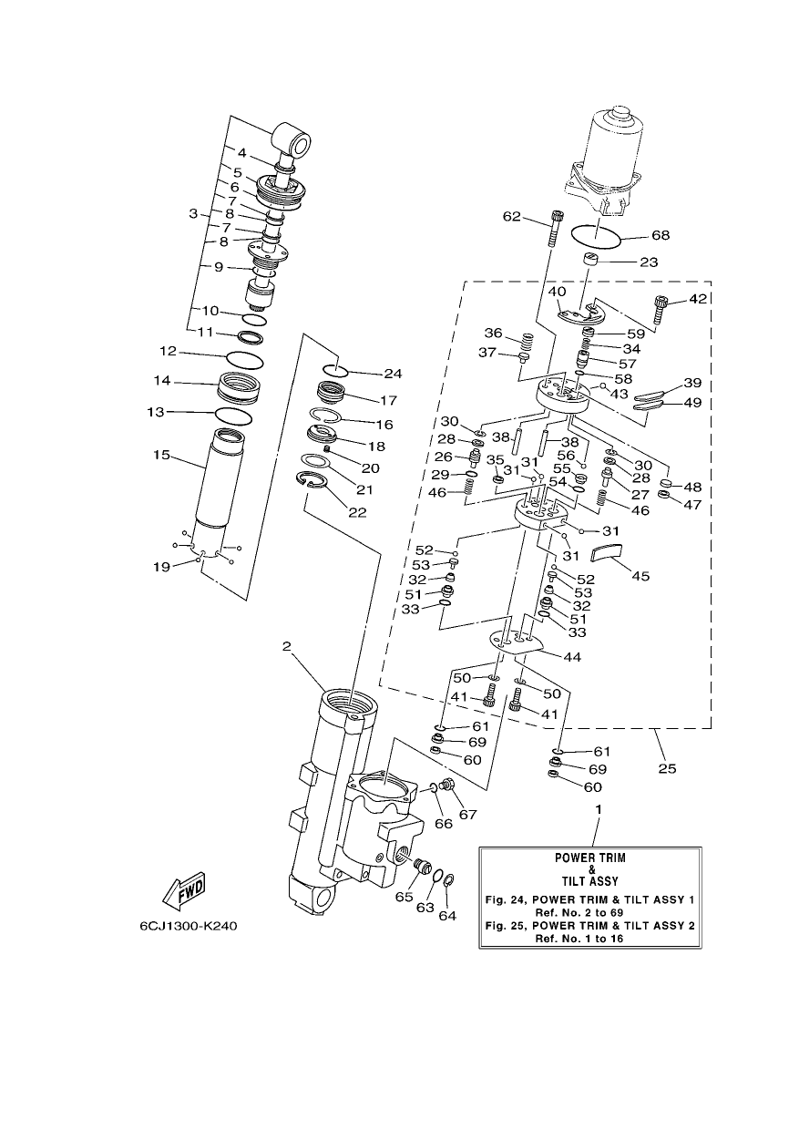 POWER TRIM & TILT ASSY 1