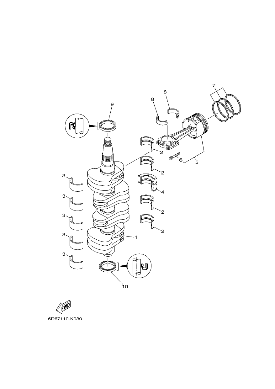 CRANKSHAFT & PISTON