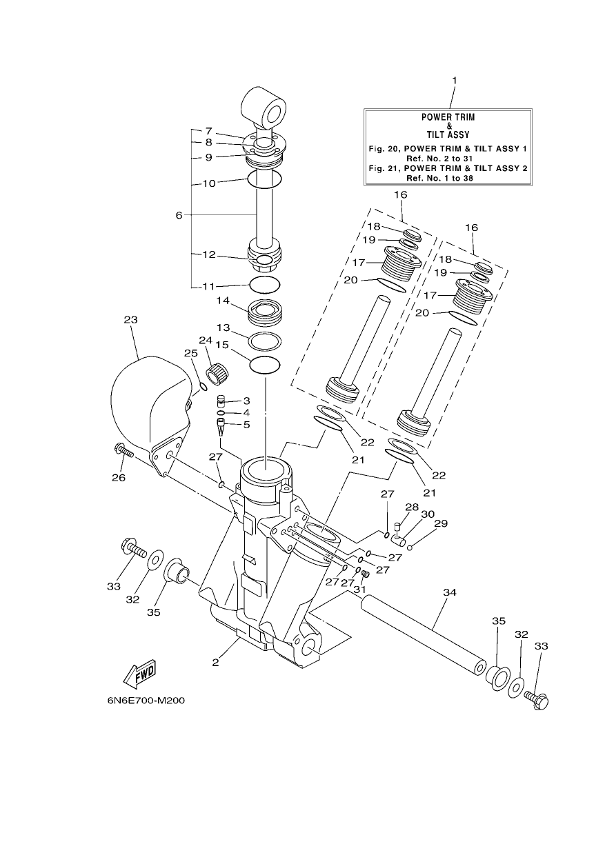 POWER TRIM & TILT ASSY 1