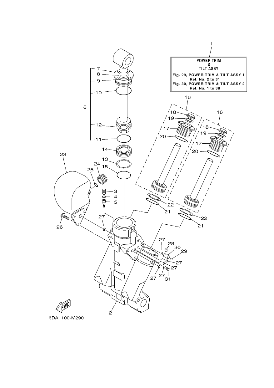 POWER TRIM & TILT ASSY 1