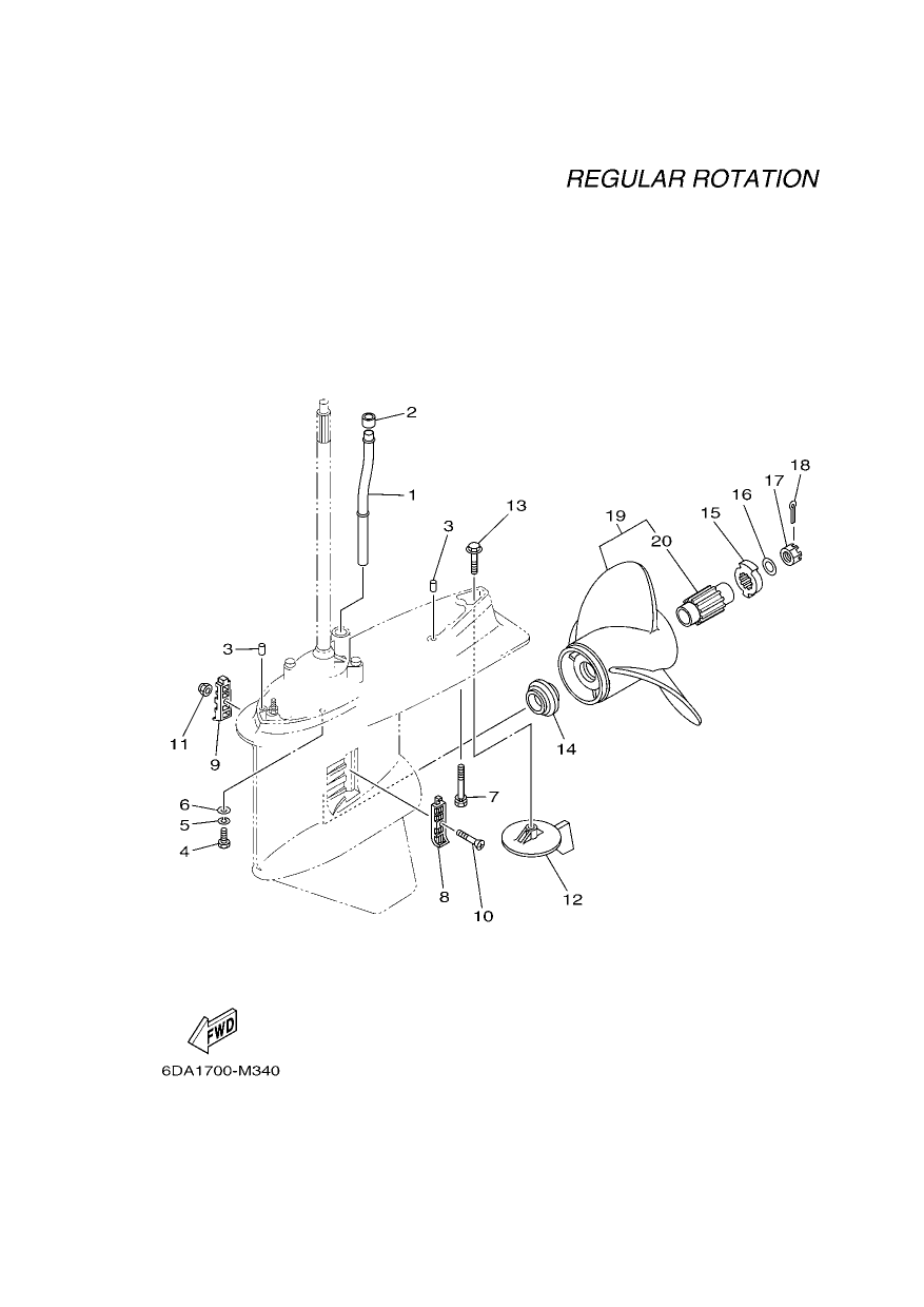 LOWER CASING & DRIVE 2