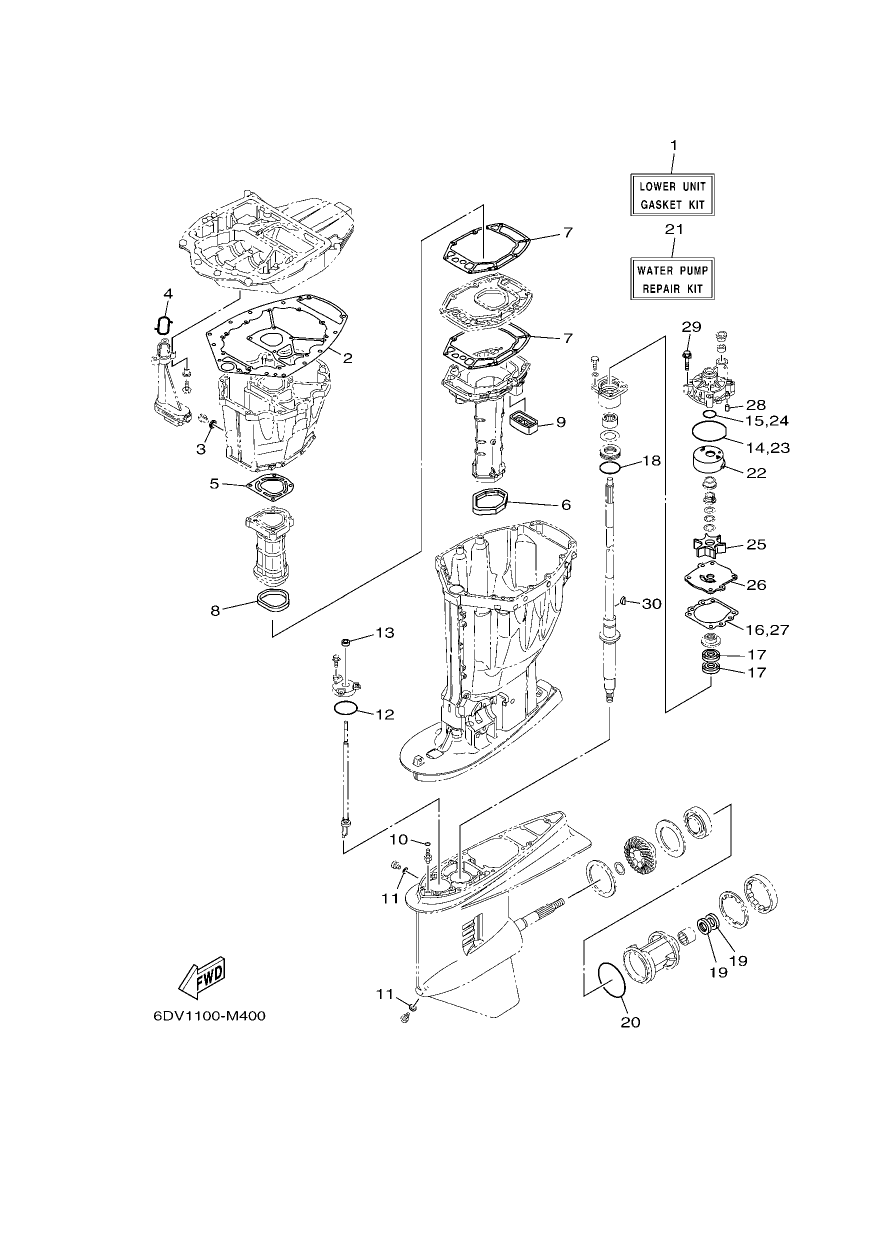 REPAIR KIT 2 — F200GET’13 – 6DV1 2013