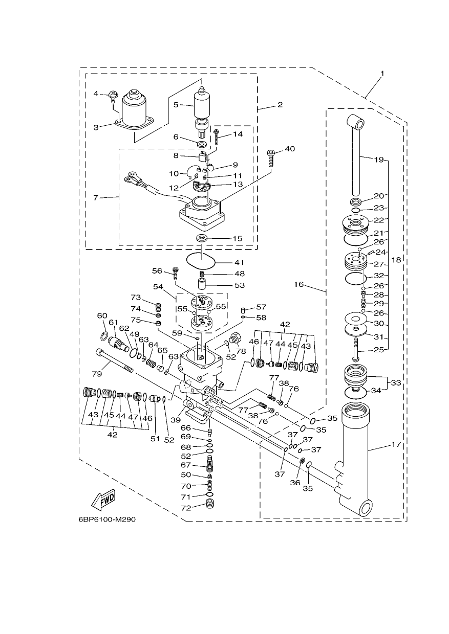 POWER TRIM & TILT ASSY