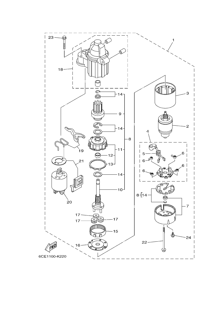 STARTING MOTOR