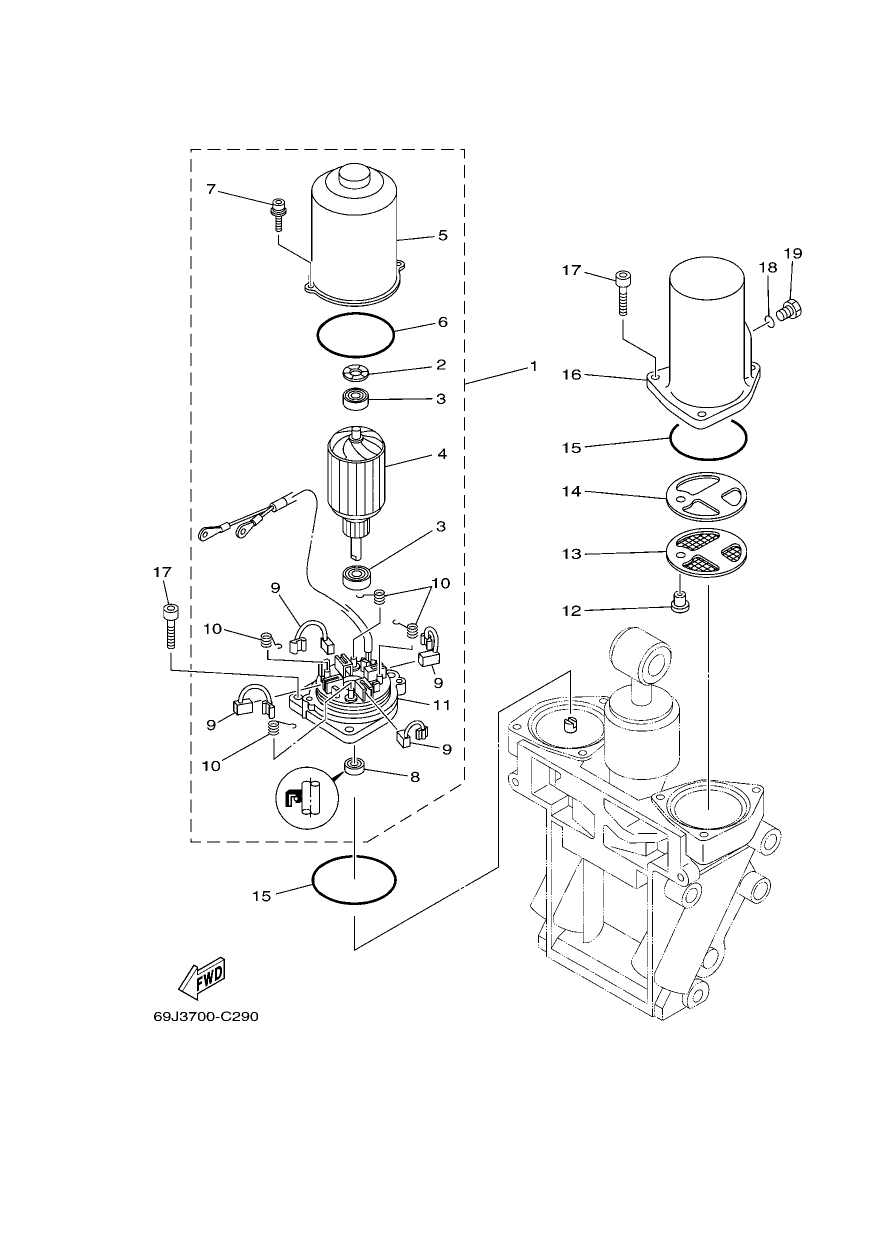 POWER TRIM & TILT ASSY 2