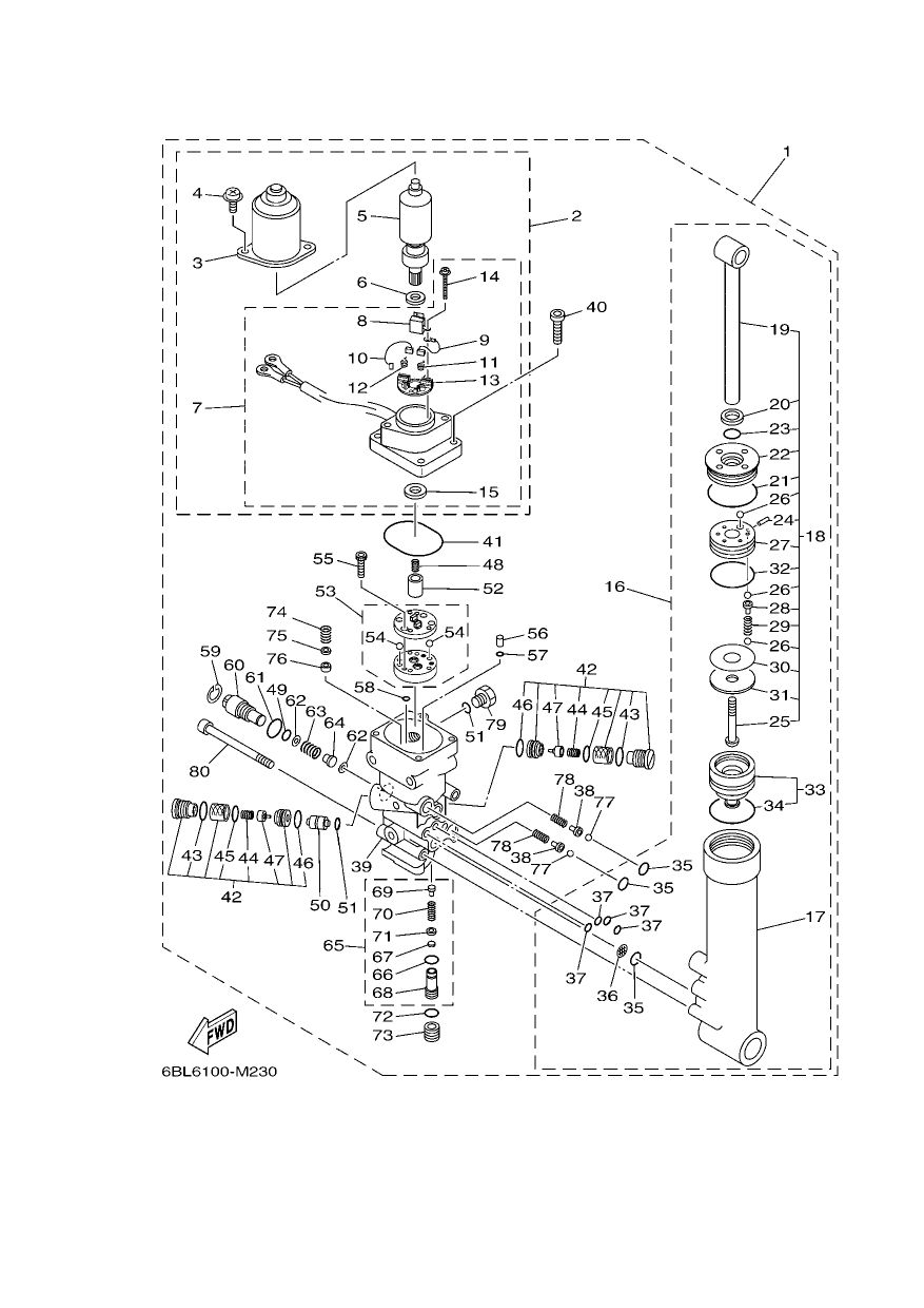 POWER TRIM & TILT ASSY