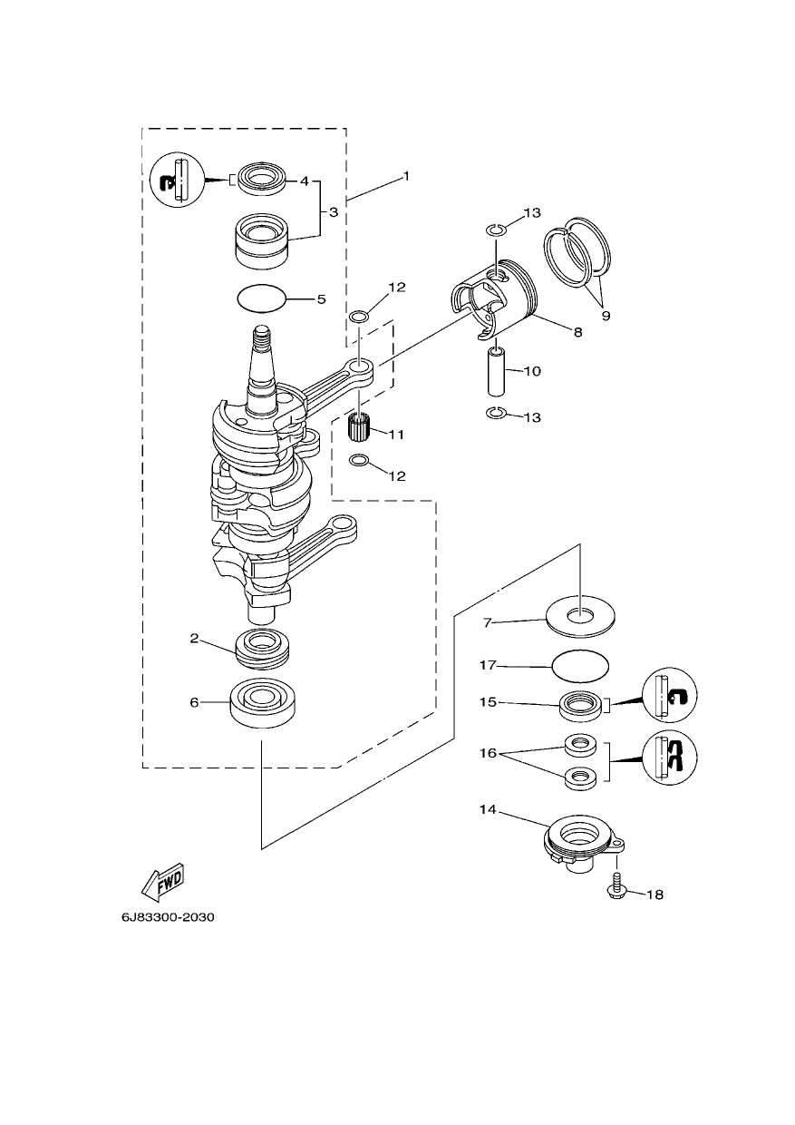 CRANKSHAFT & PISTON