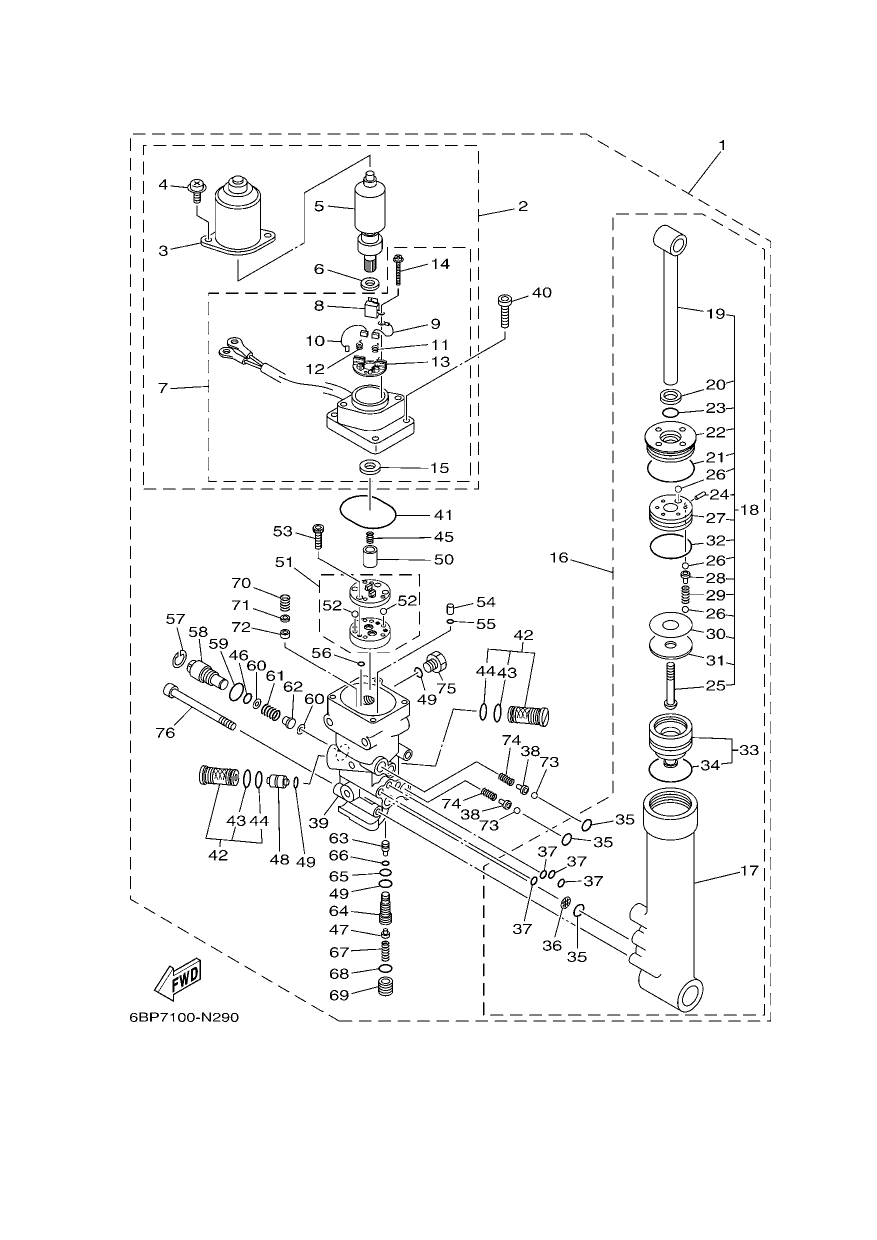 POWER TRIM & TILT ASSY