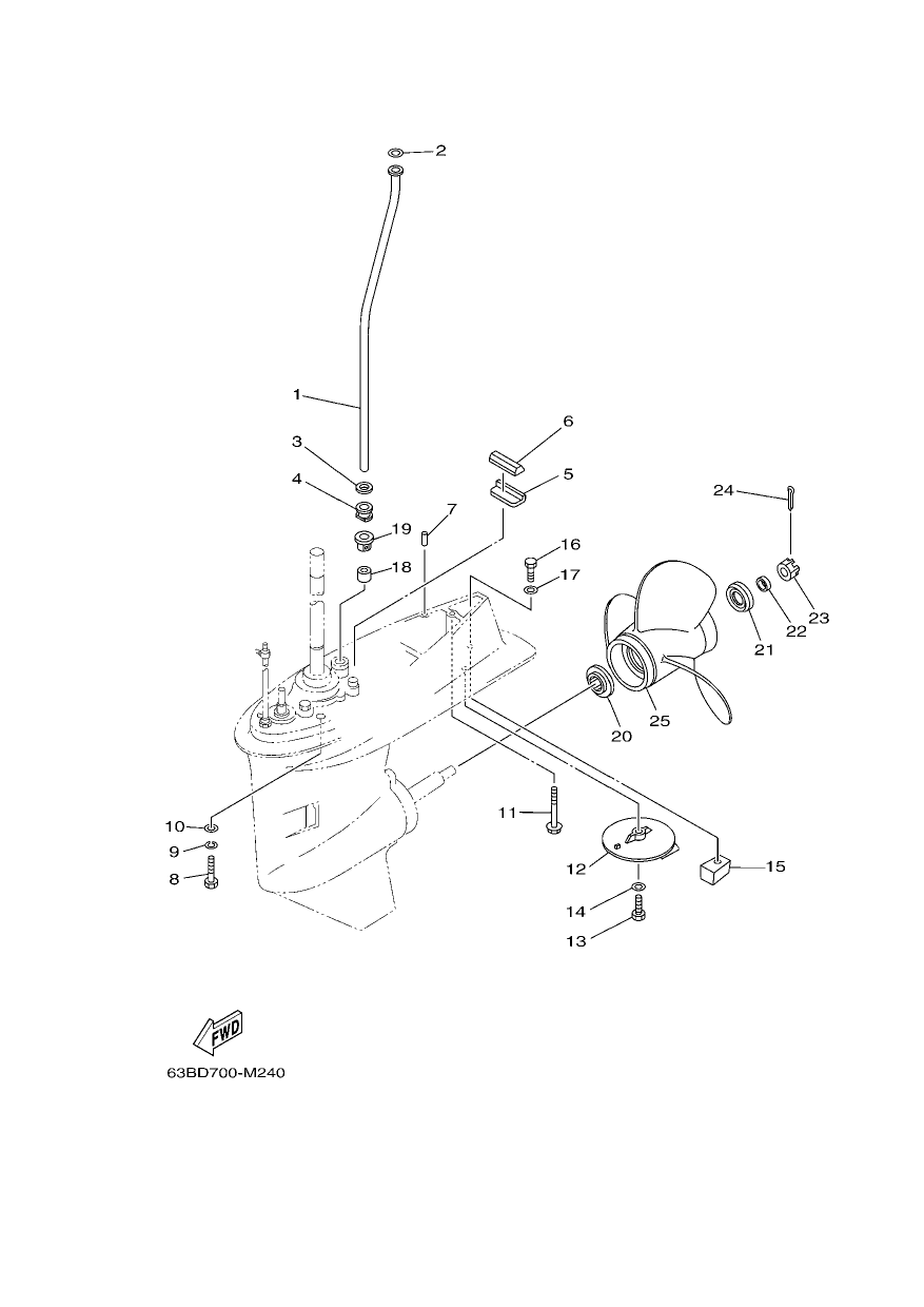 LOWER CASING & DRIVE 2