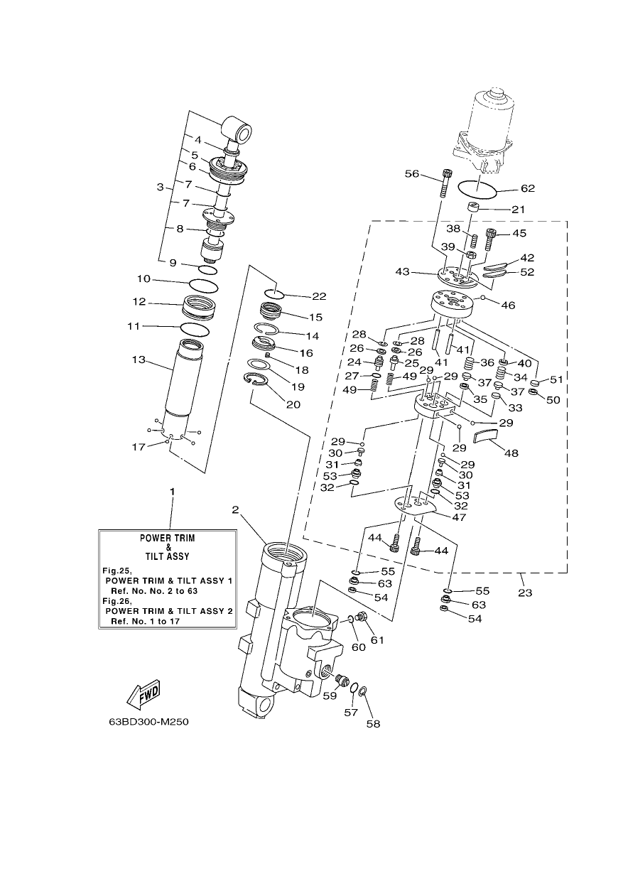 POWER TRIM & TILT ASSY 1