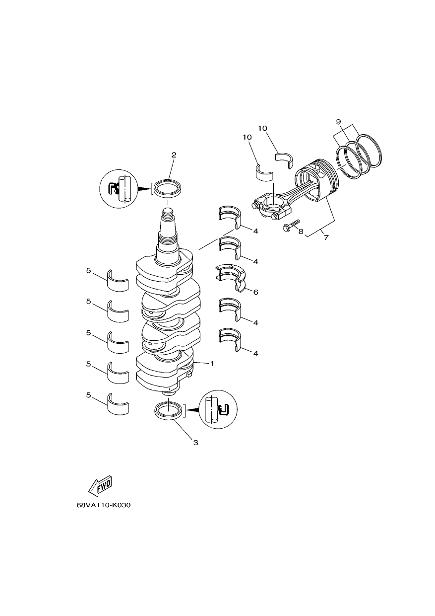 CRANKSHAFT & PISTON