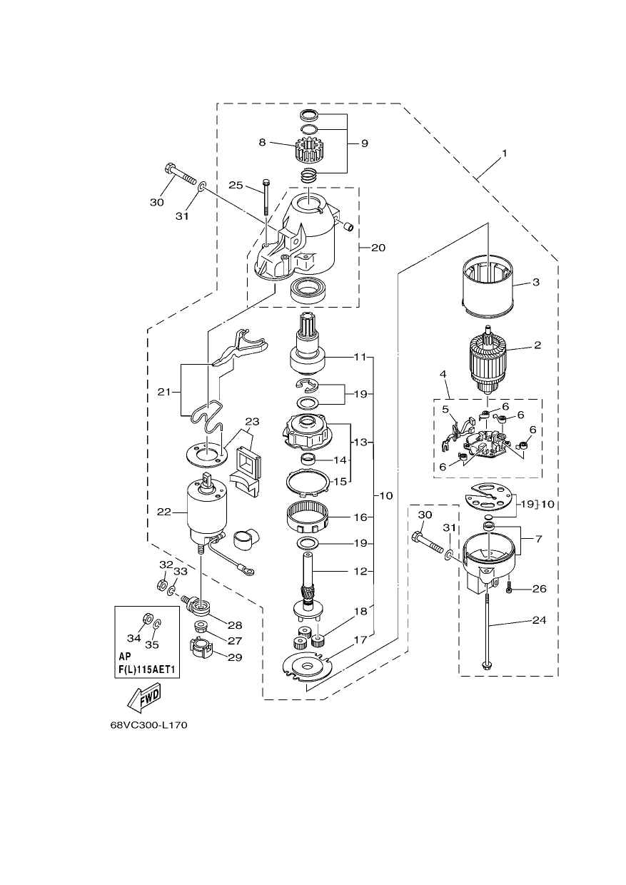 STARTING MOTOR