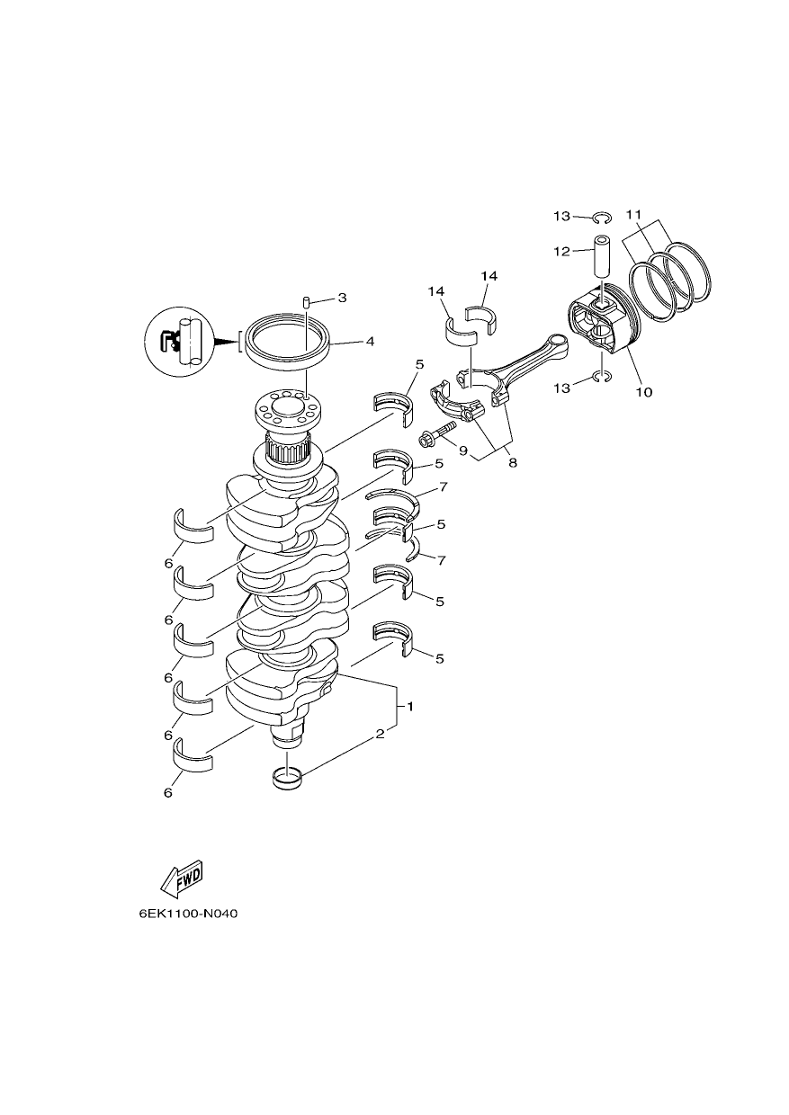 CRANKSHAFT & PISTON
