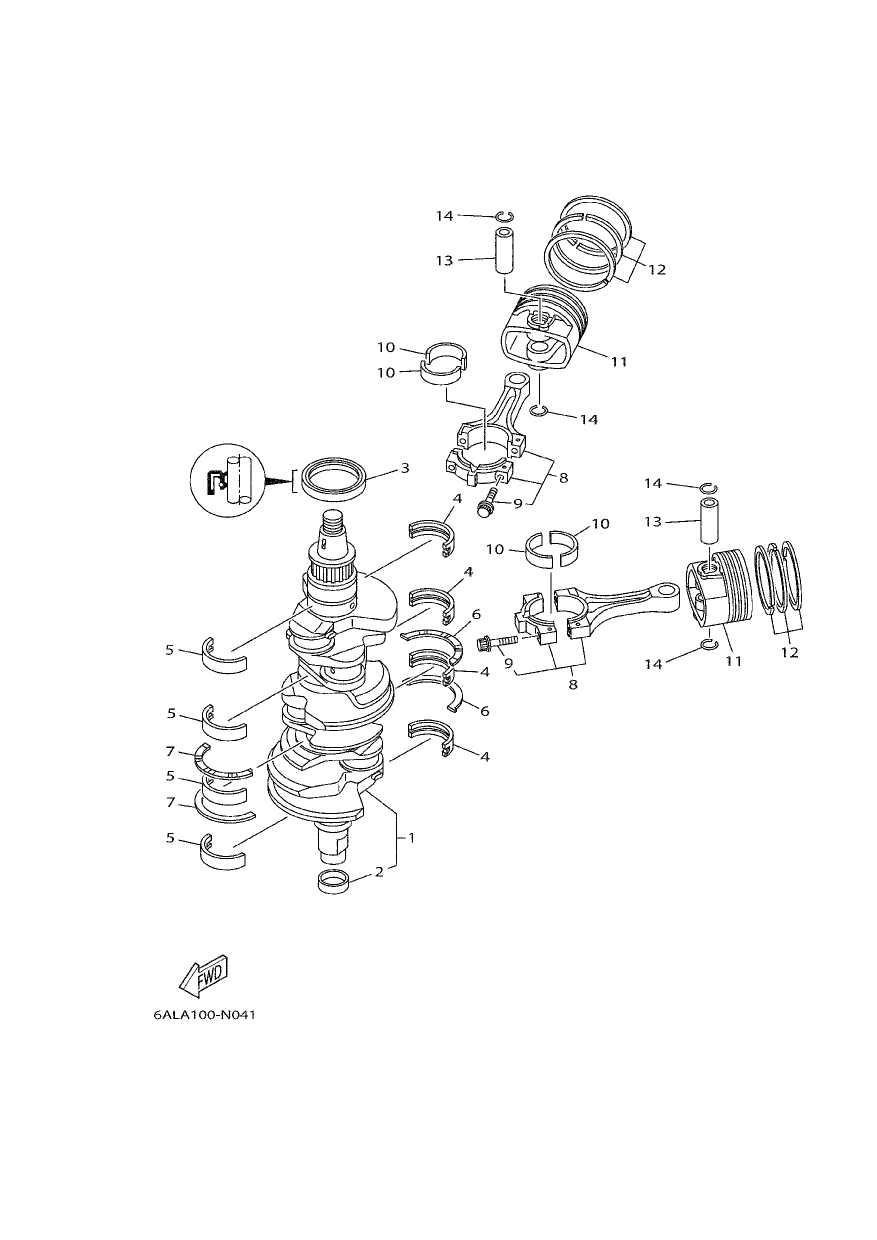 CRANKSHAFT & PISTON
