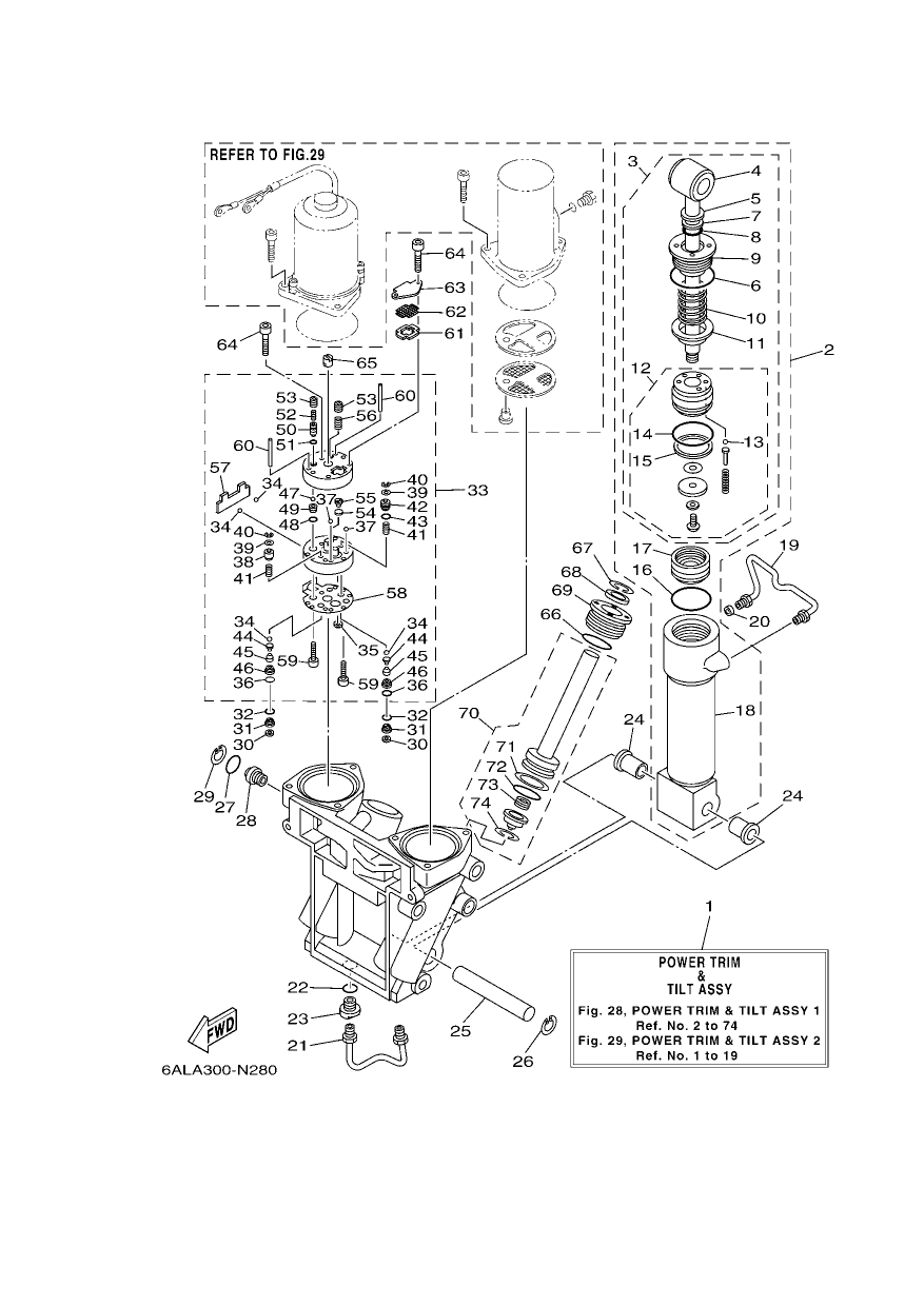 POWER TRIM & TILT ASSY 1