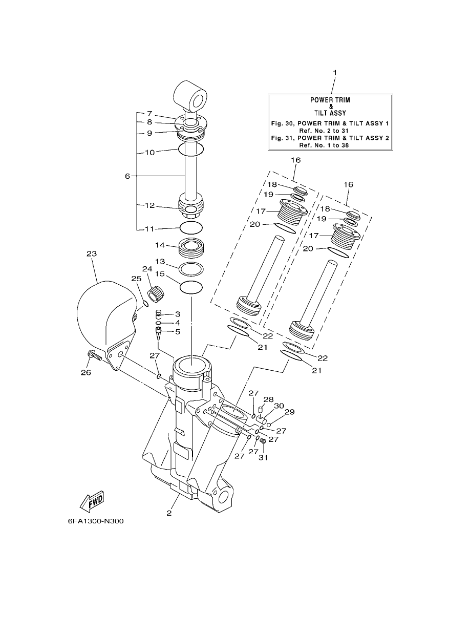 POWER TRIM & TILT ASSY 1