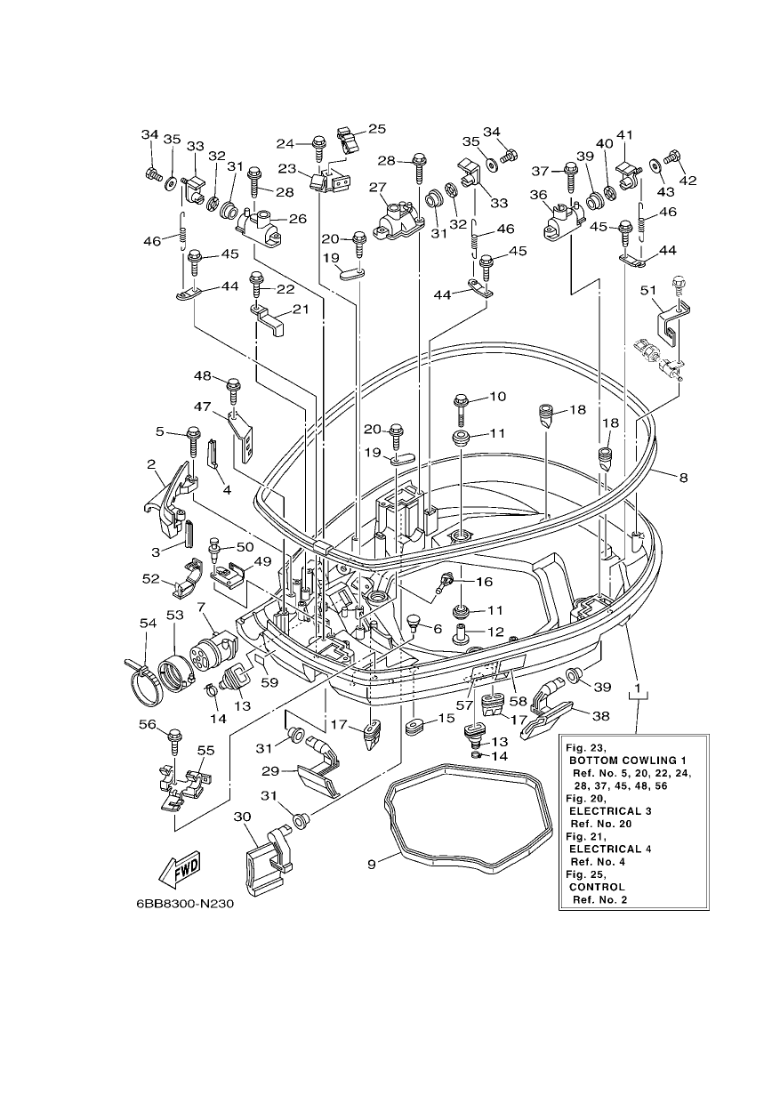 BOTTOM COWLING 1
