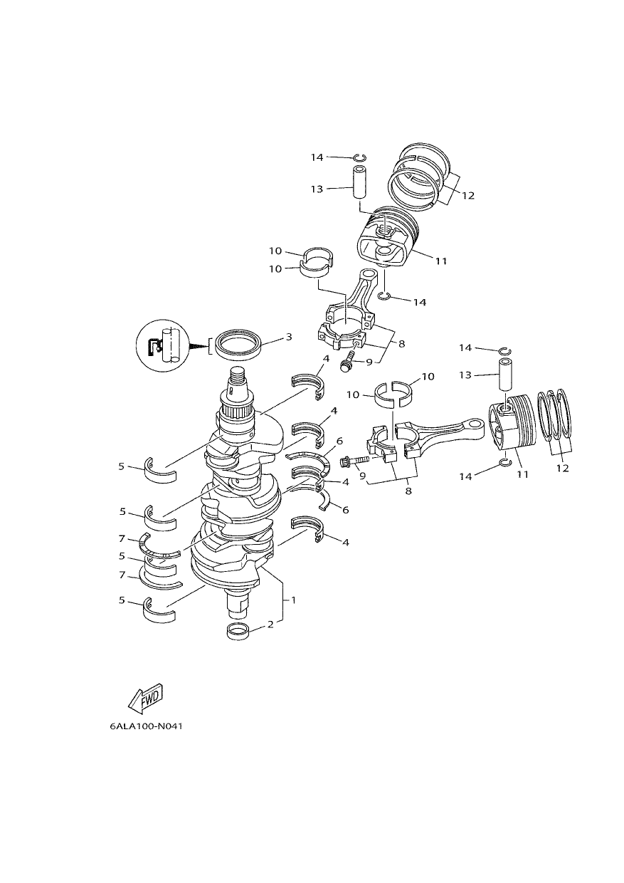 CRANKSHAFT & PISTON