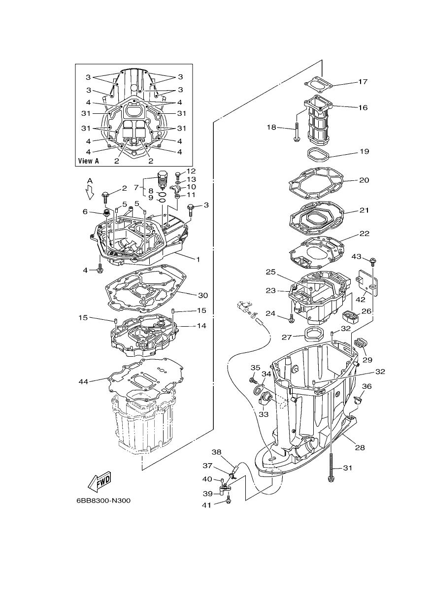 UPPER CASING — F225CET’14 – 6BB8 2014