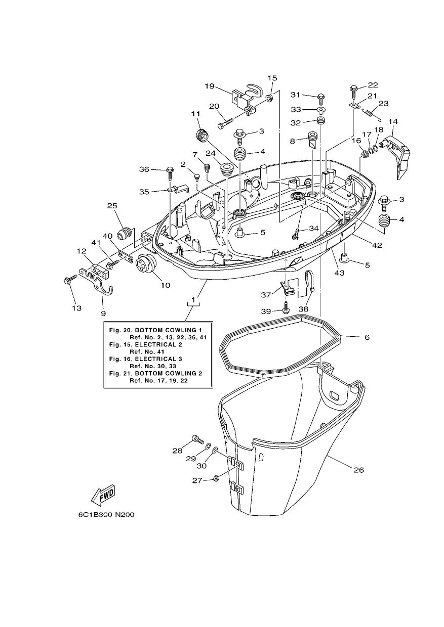 BOTTOM COWLING 1