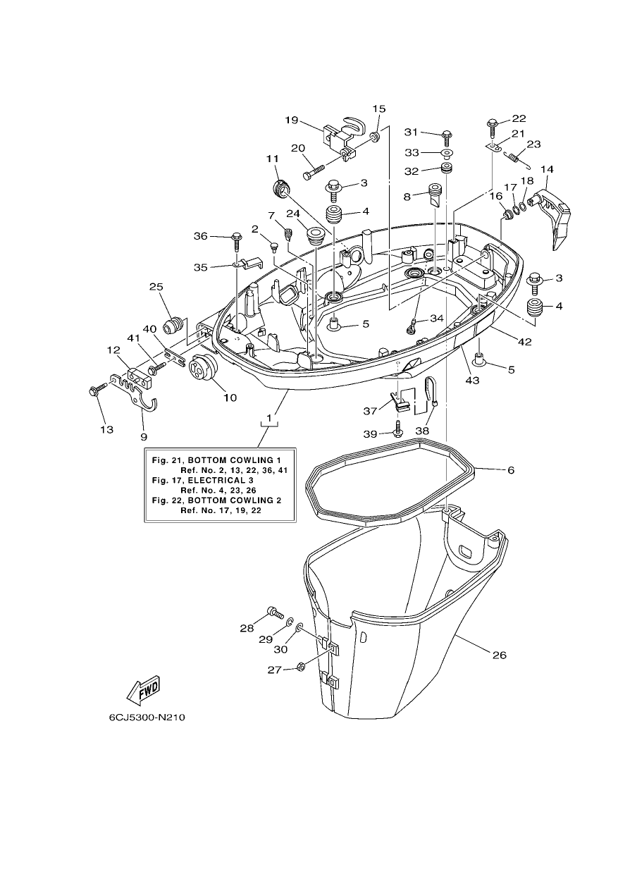 BOTTOM COWLING 1