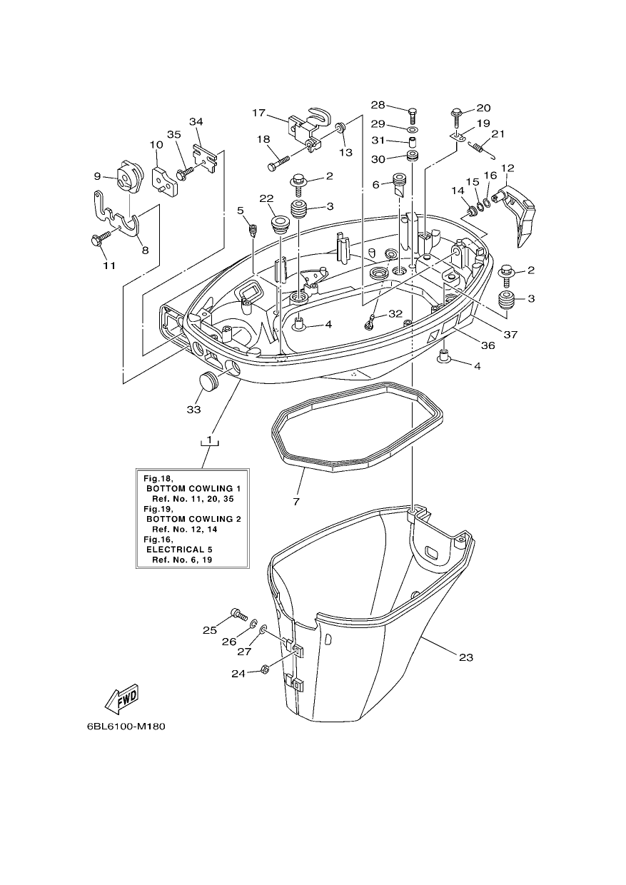 BOTTOM COWLING 1