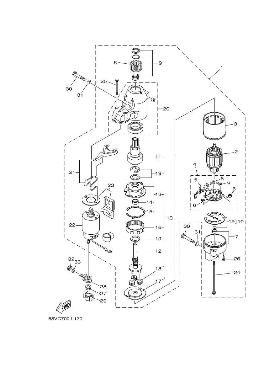 STARTING MOTOR