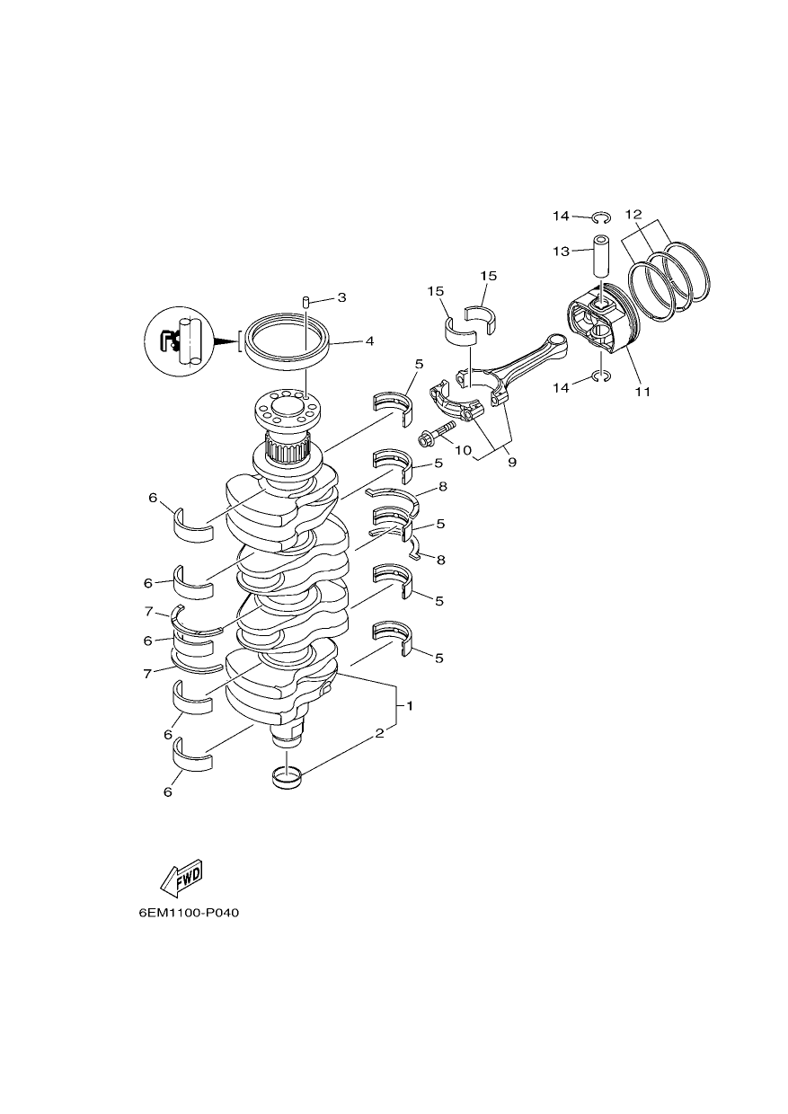 CRANKSHAFT & PISTON