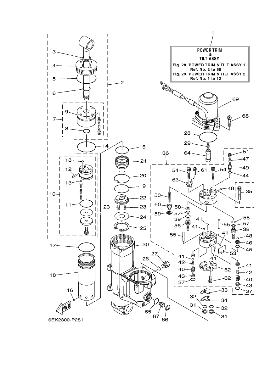 POWER TRIM & TILT ASSY 1