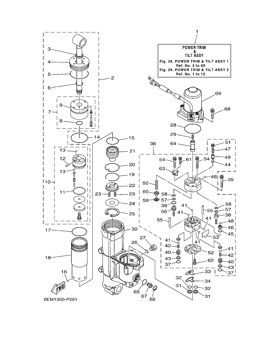 POWER TRIM & TILT ASSY 1
