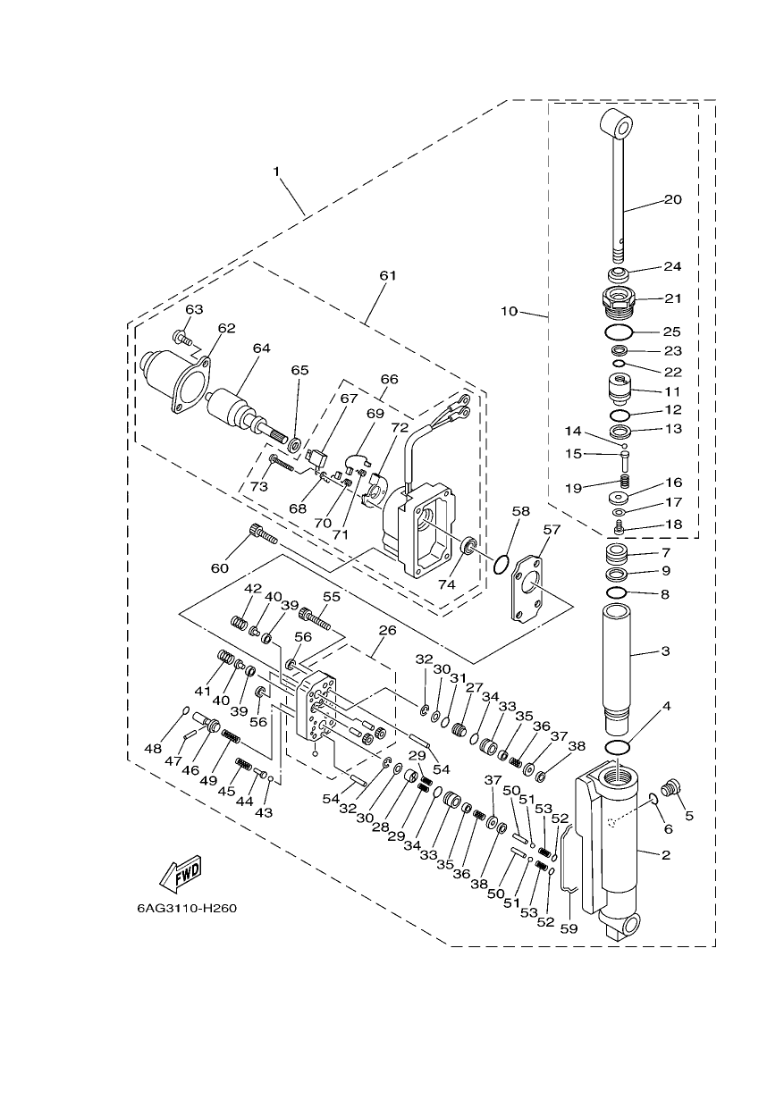 POWER TILT ASSY