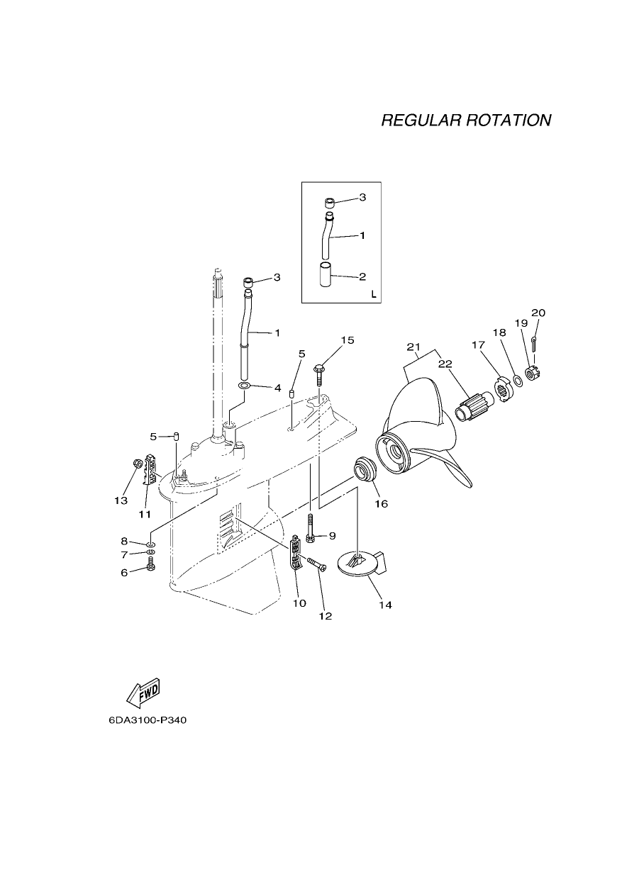 LOWER CASING & DRIVE 2