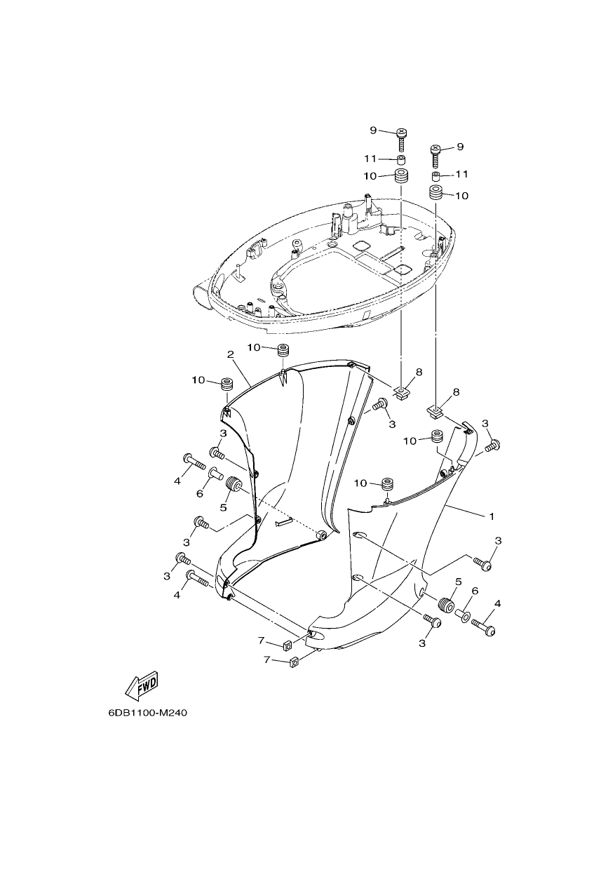 BOTTOM COWLING 2
